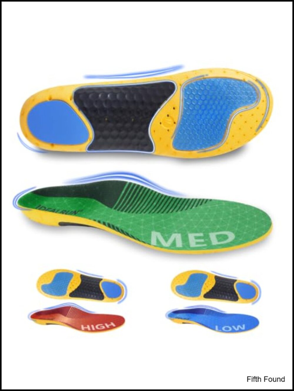 Arch Support Insoles Plantar Fasciitis Running Shoe Inserts Men Women